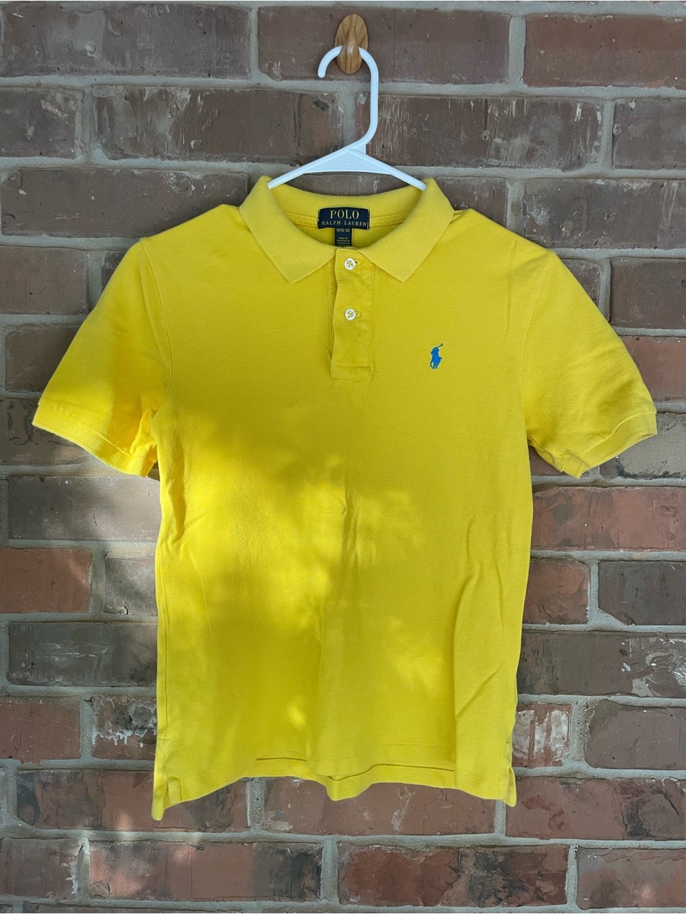 Polo by Ralph Lauren Boys' Yellow Classic Polo Shirt Medium 10/12
